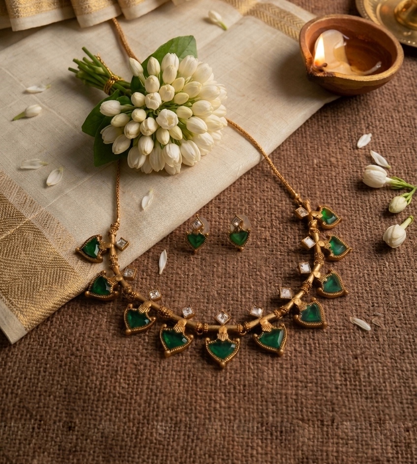 Palakka Kundan Charm