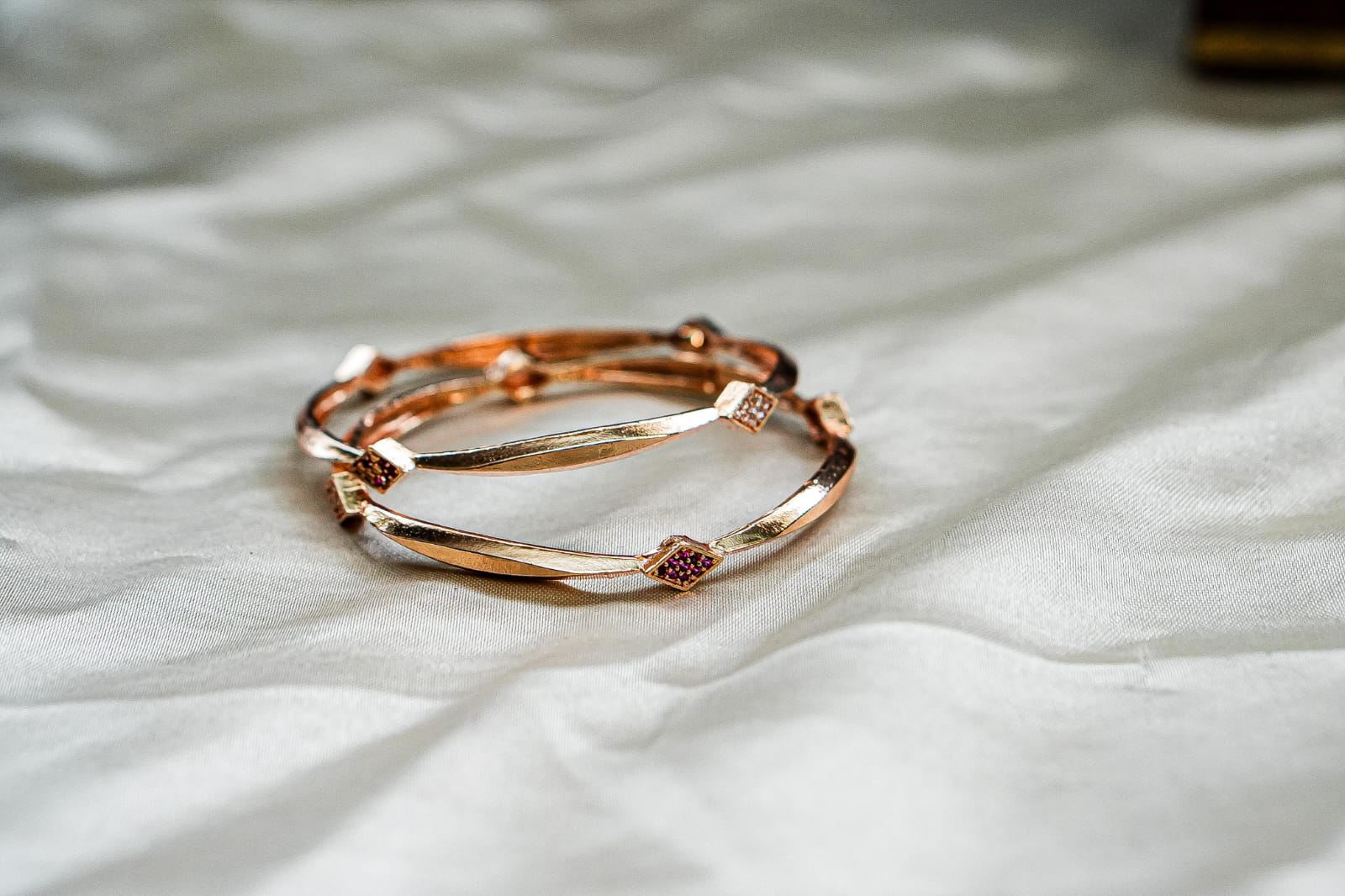 BSB002 Temple Ruby Bangle Set