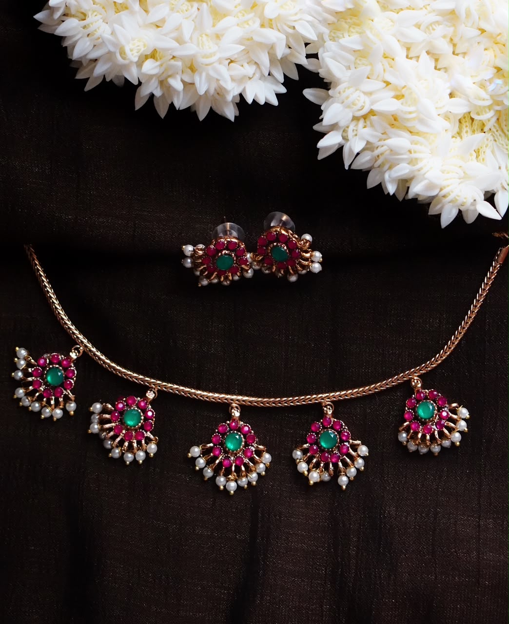 Floral Multi Attigai Set