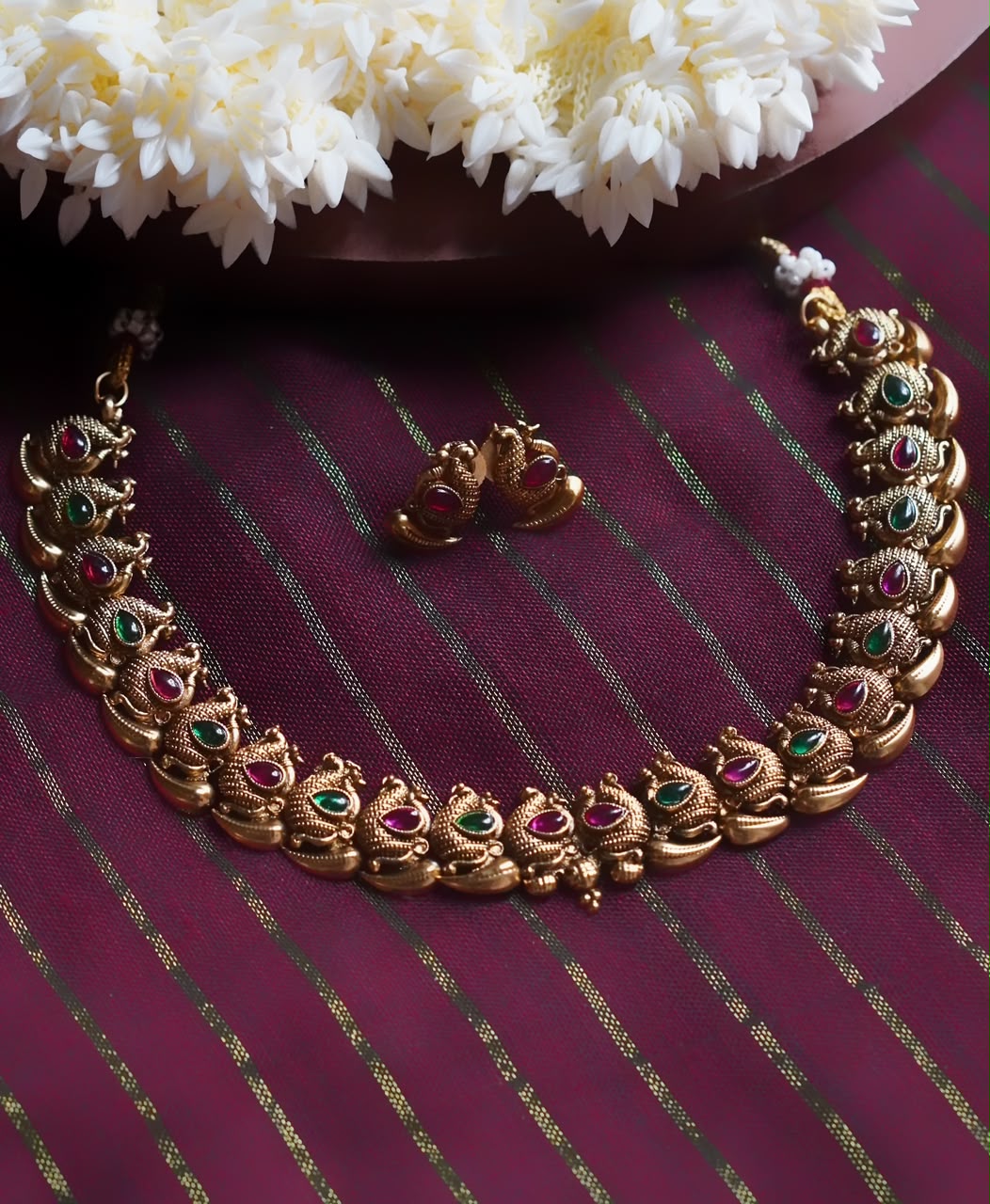 Multi Mayuri Choker Set